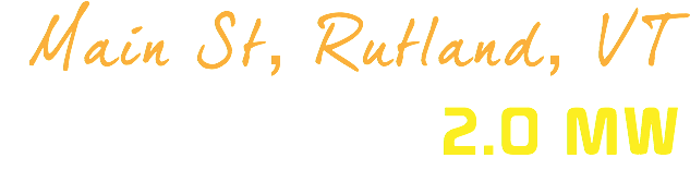 Main St, Rutland, VT 2.0 MW 